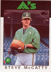 1986 Topps Baseball Cards      624     Steve McCatty